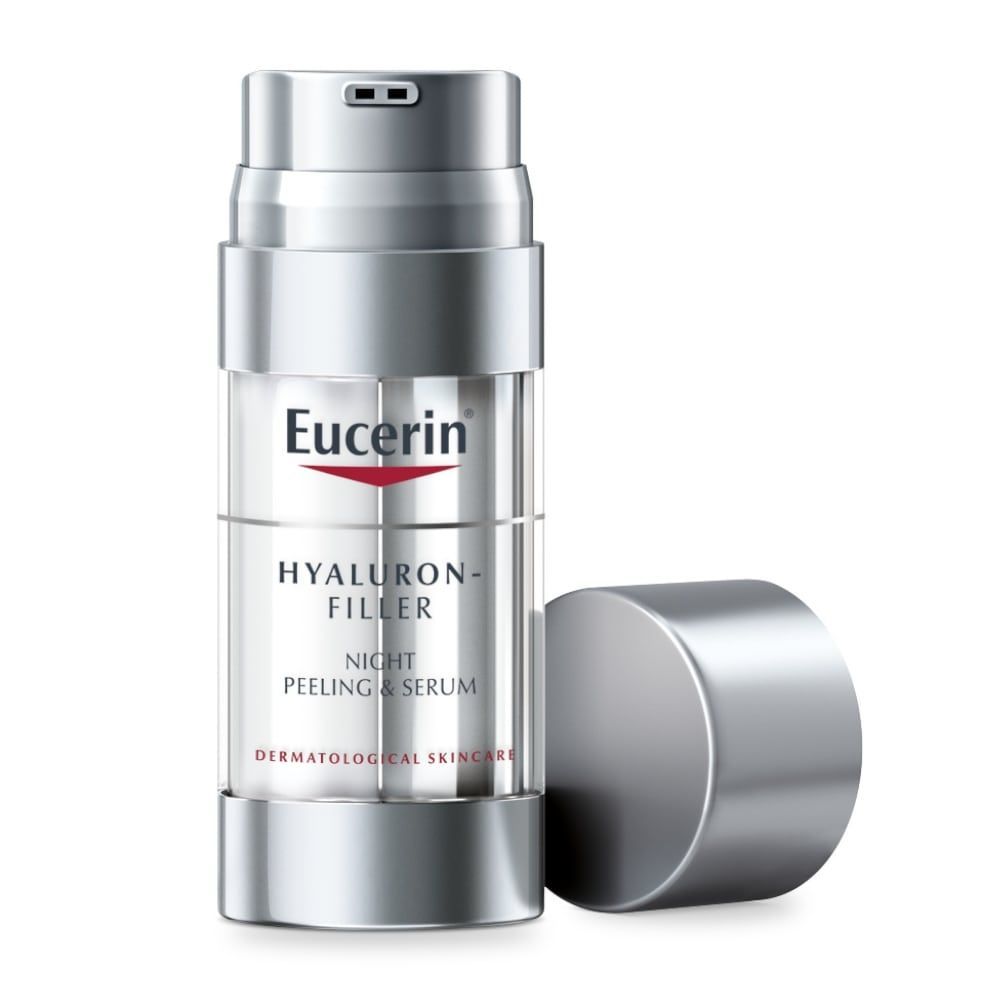 السيروم الليلي Eucerin Hyaluron-Filler Peeling Night Serum 30 مل