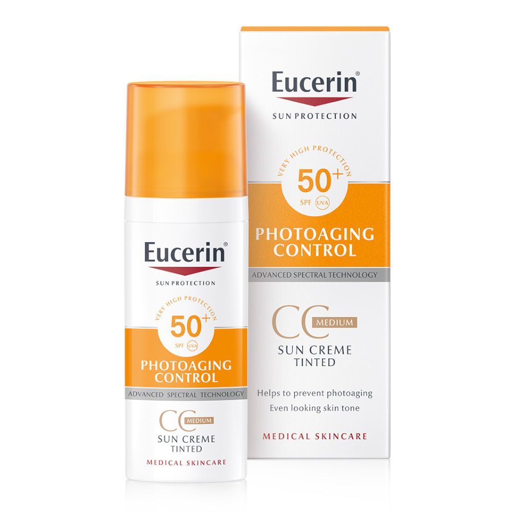 Eucerin Sun Cream SPF50+ Tinted CC Medium Cream 50 mL