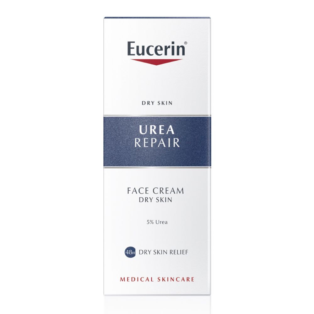 كريم الوجه Eucerin Replenishing Face Cream 5٪ Urea 50 ml