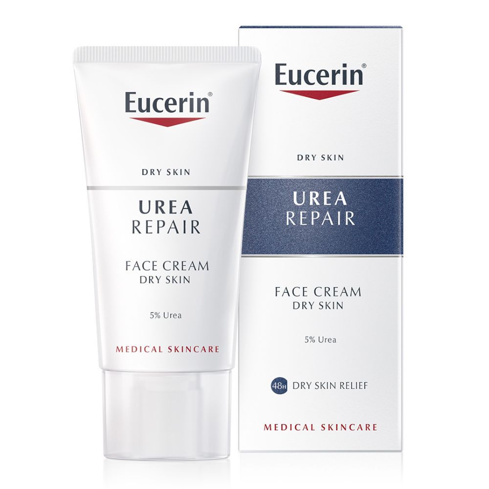 كريم الوجه Eucerin Replenishing Face Cream 5٪ Urea 50 ml