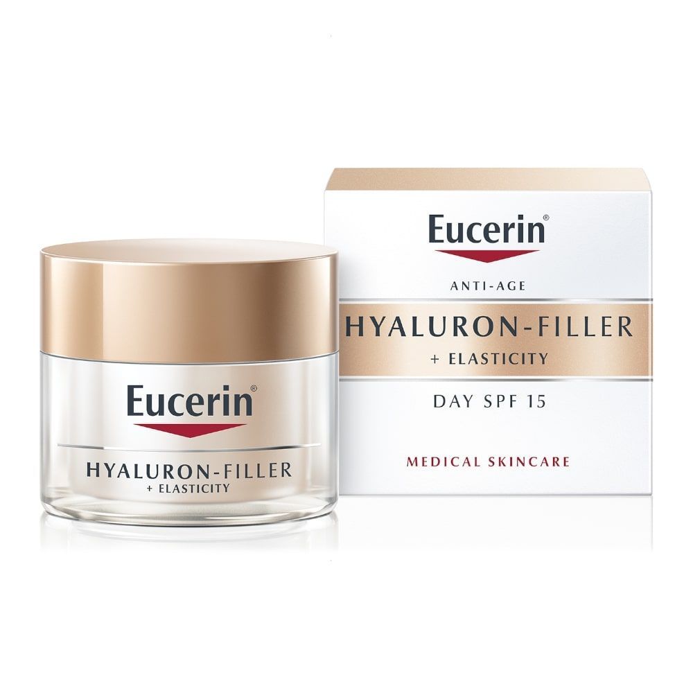 الكريم النهاري Eucerin Hyaluron-Filler + Elasticity SPF 15 Day Cream 50 ml