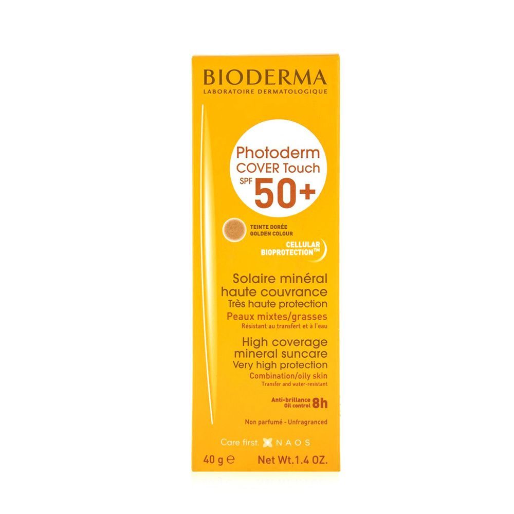 Bioderma Photoderm Cover Touch SPF50 + ذهبي 40 مل