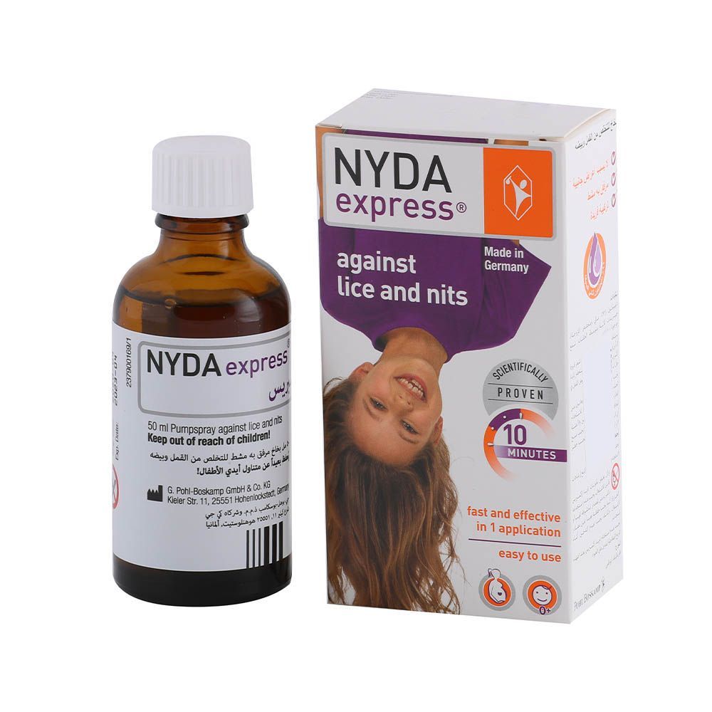 Nyda Express Pumpspray ضد القمل والصئبان 50 مل