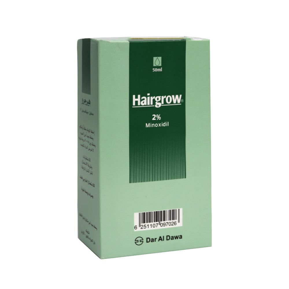 Hairgrow 2٪ مينوكسيديل محلول موضعي 50 مل