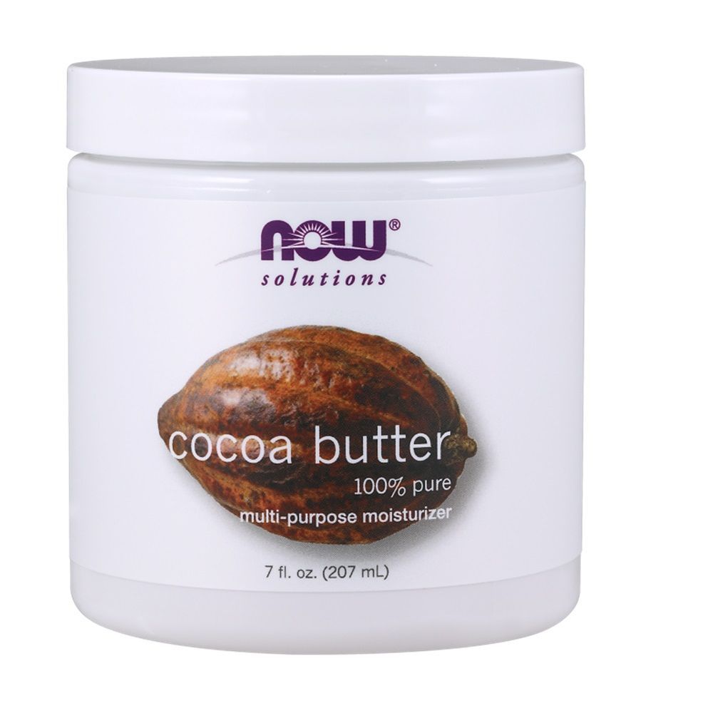 Now Cocoa Butter 100% Pure Multi Purpose Moisturizer 207 mL