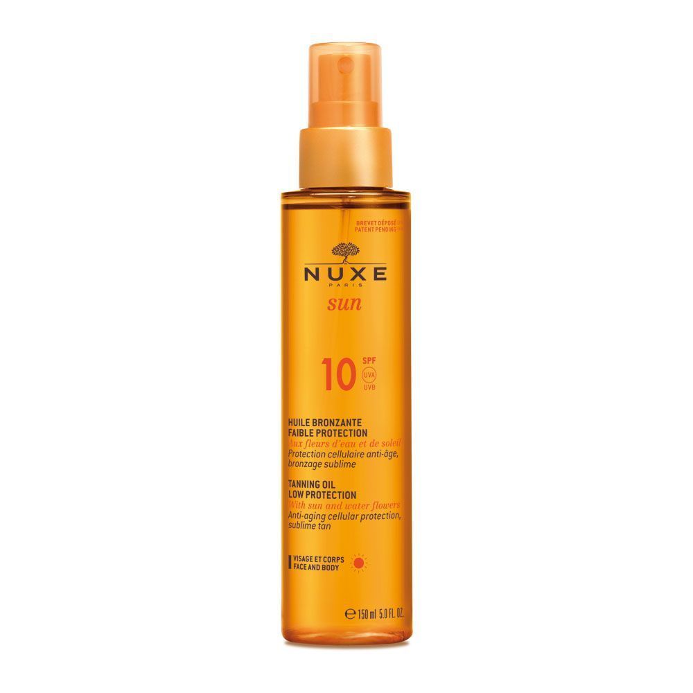 Nuxe Sun SPF10 زيت تسمير منخفض الحماية 150 مل