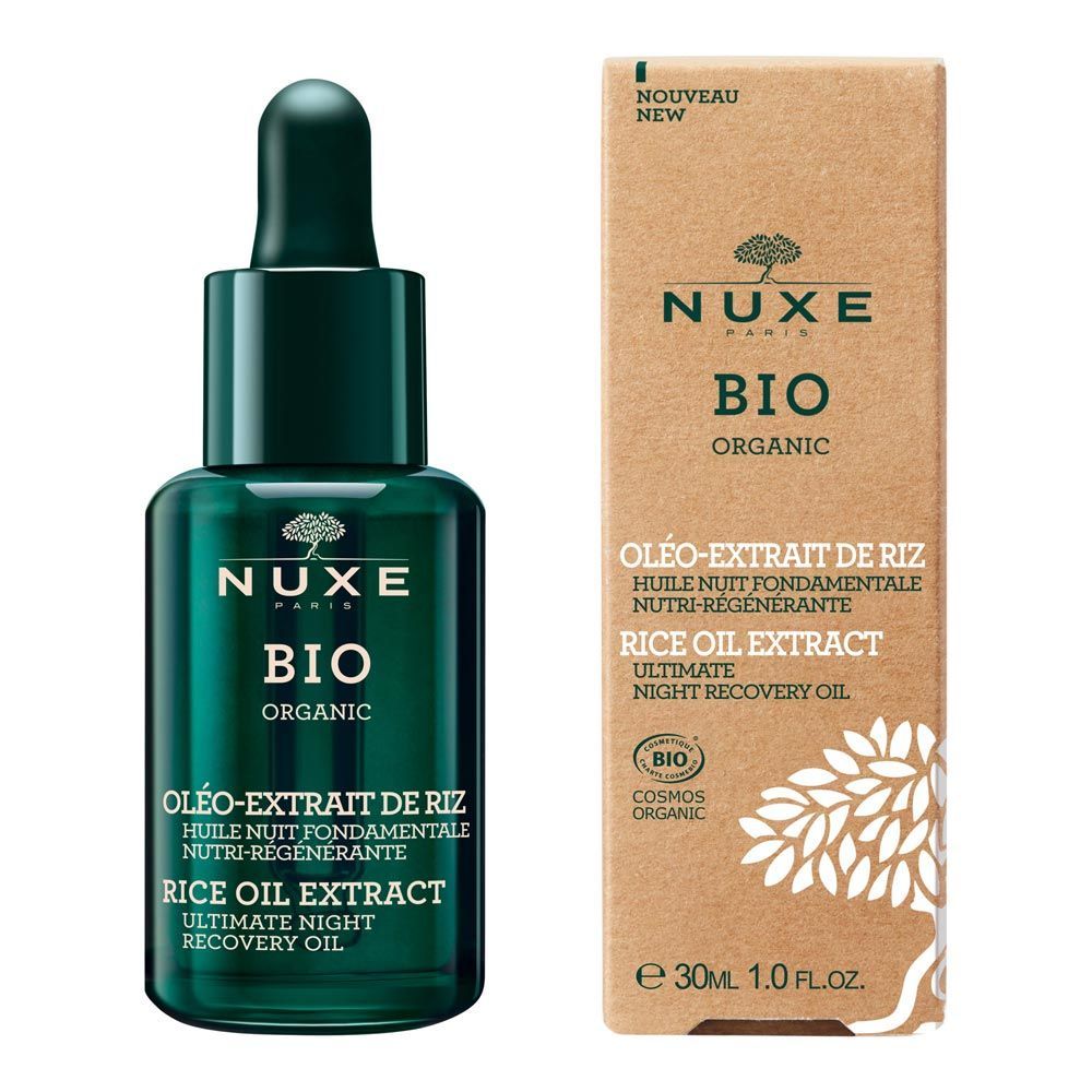 Nuxe Bio Organic Rice Oil Extract Ultimate Night Recovery زيت 30 مل