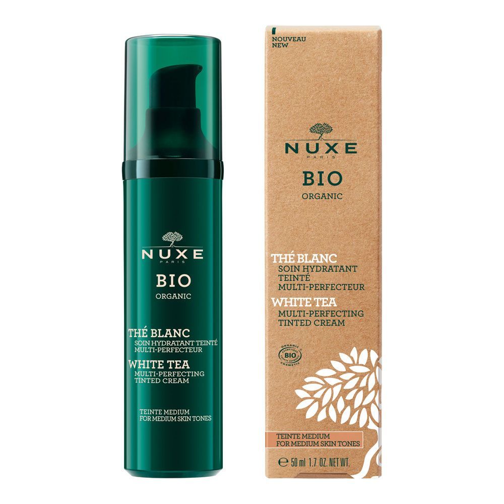 Nuxe Bio Organic White Tea Multi-Perfecting Medium Tinted Cream 50 mL