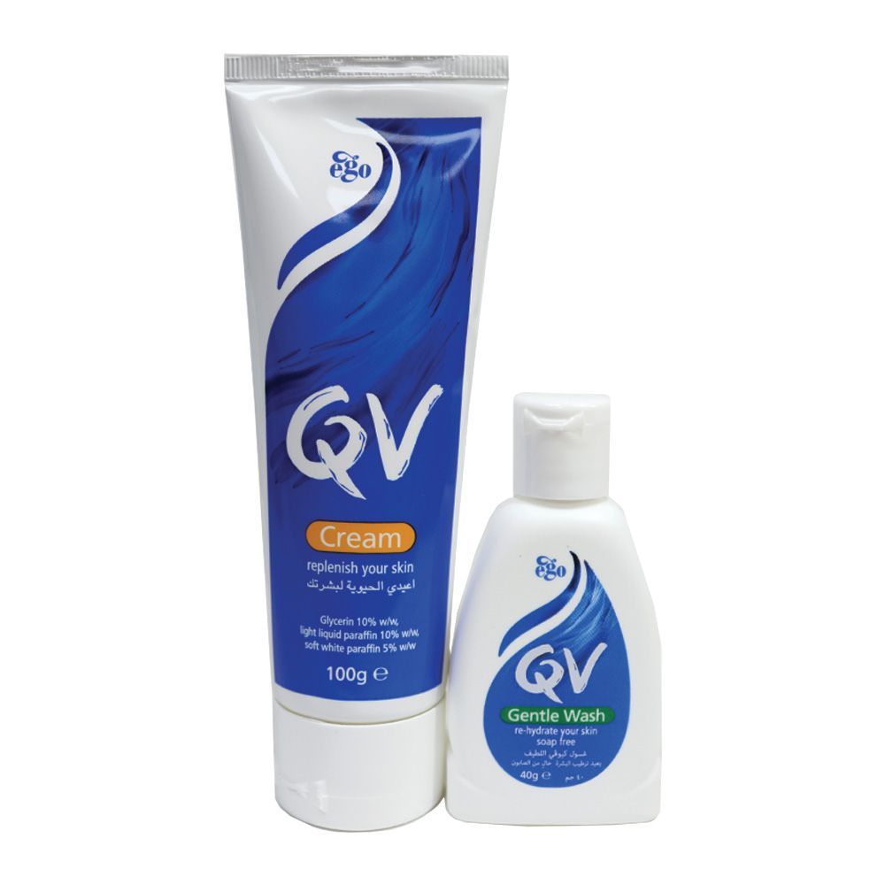 Ego QV Cream 100 g + QV Gentle Wash 40 mL PROMO