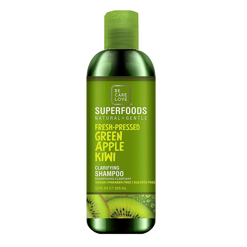 Be Care Love Superfoods Fresh Pressed Green Apple Kiwi Clarifying Shampoo 355 mL