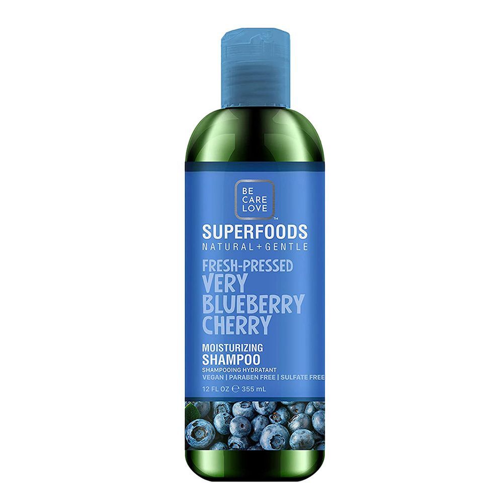 Be Care Love Superfoods Fresh Pressed Blueberry Cherry Moisturizing Shampoo 355 مل