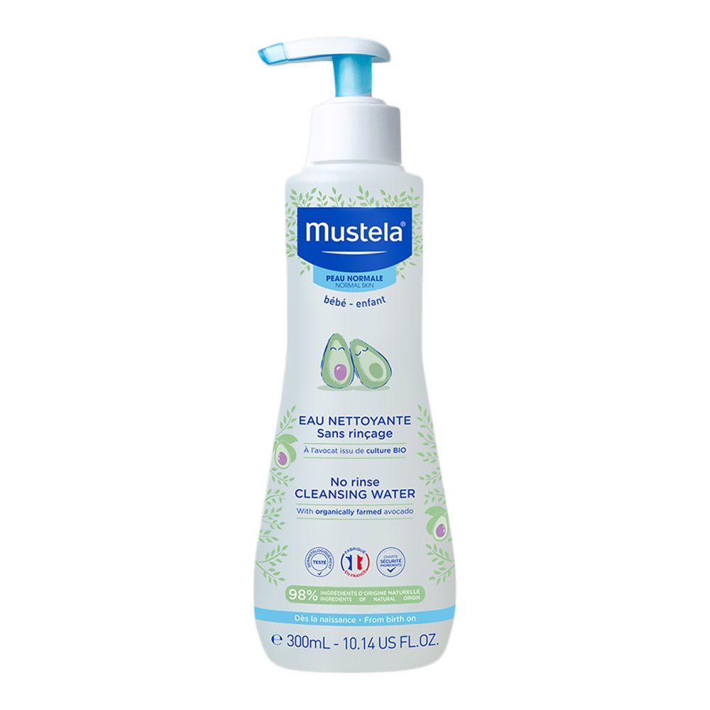 Mustela No Rinse Cleansing Water 10.14 fl oz, 300 mL