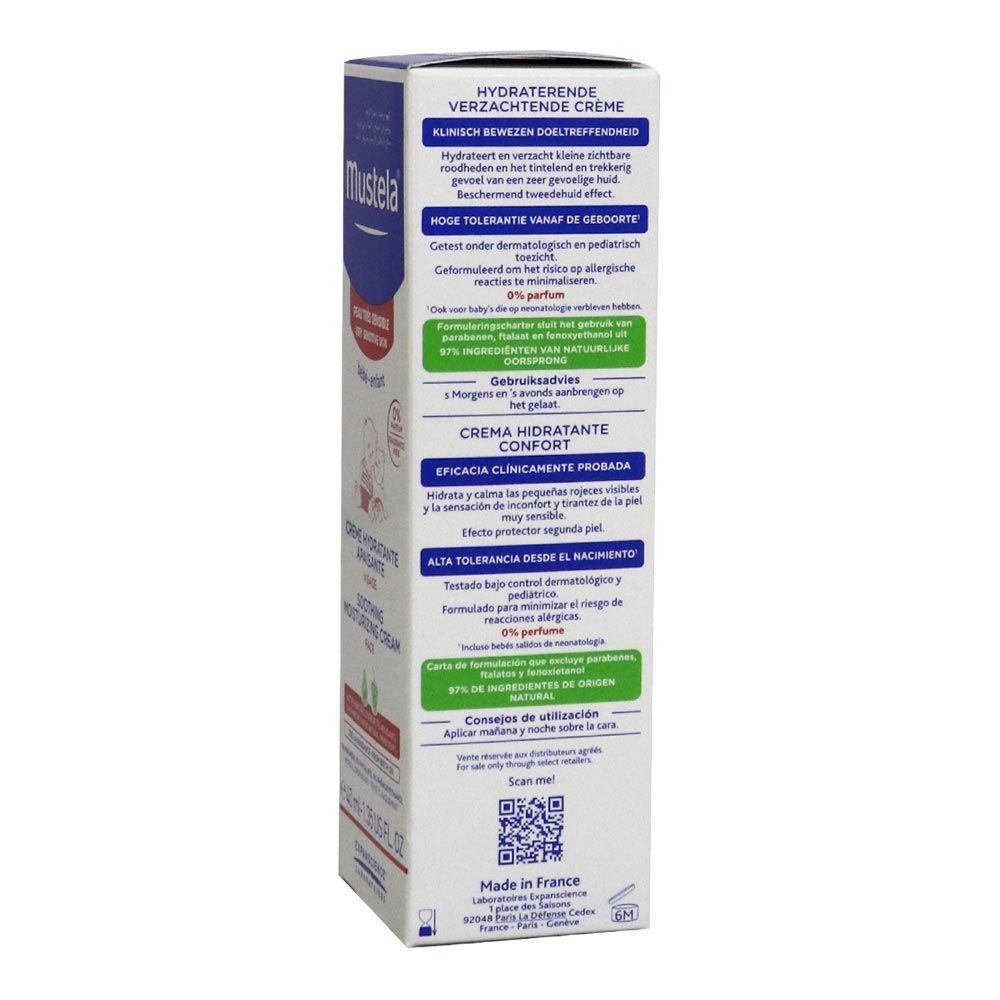 Mustela Soothing Moisturising Face Cream 40 mL