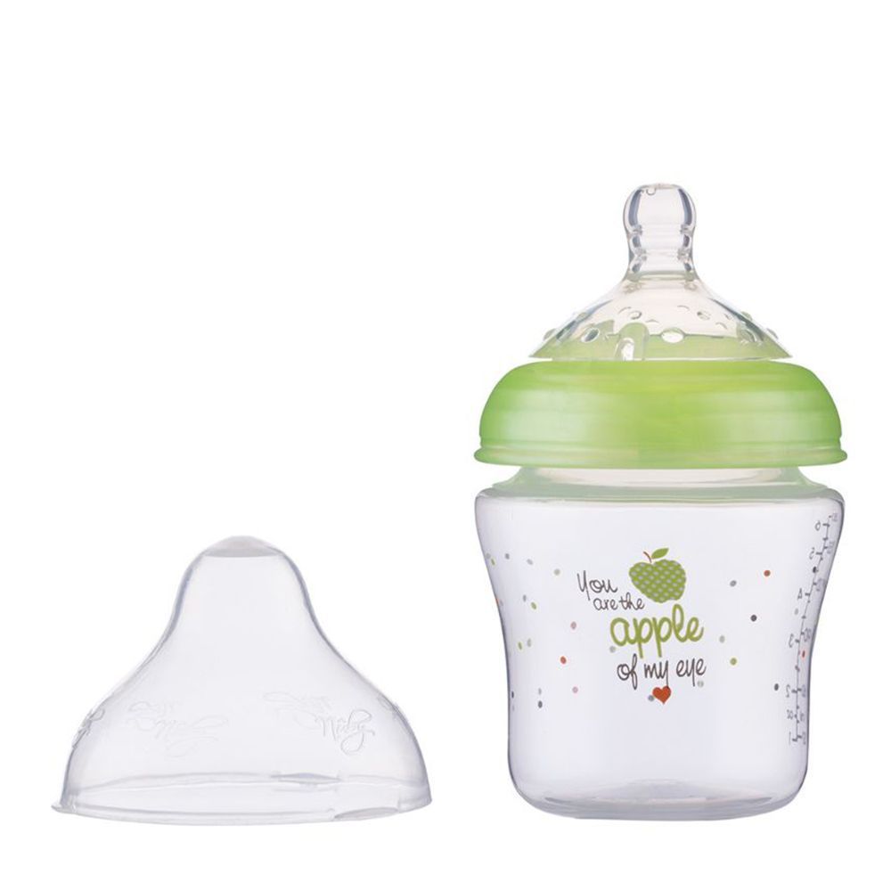 Nuby Little Moments SoftFlex 0+ month Green Bottle 180 mL