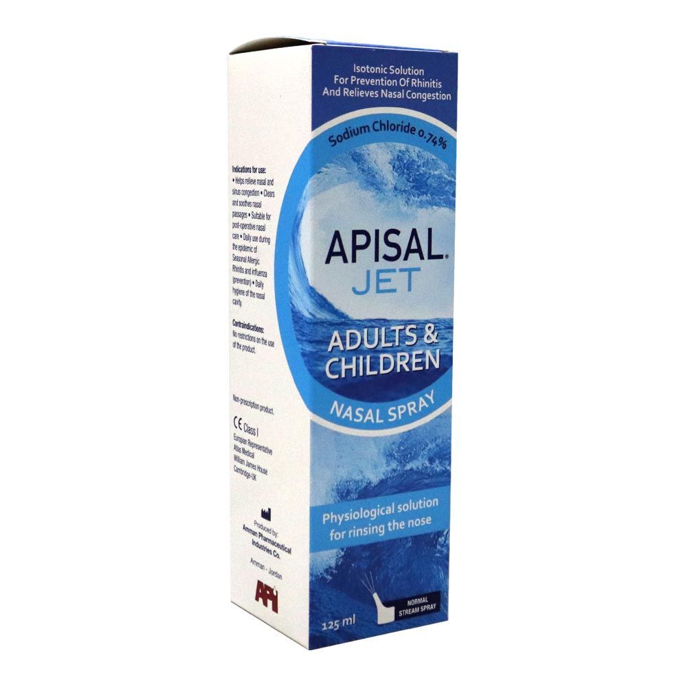 Apisal Jet Adult &amp; Children Nasal Spray 125 mL