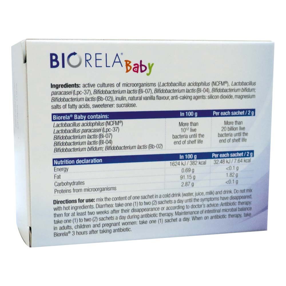 Biorela Baby Sachet 7&#039;s