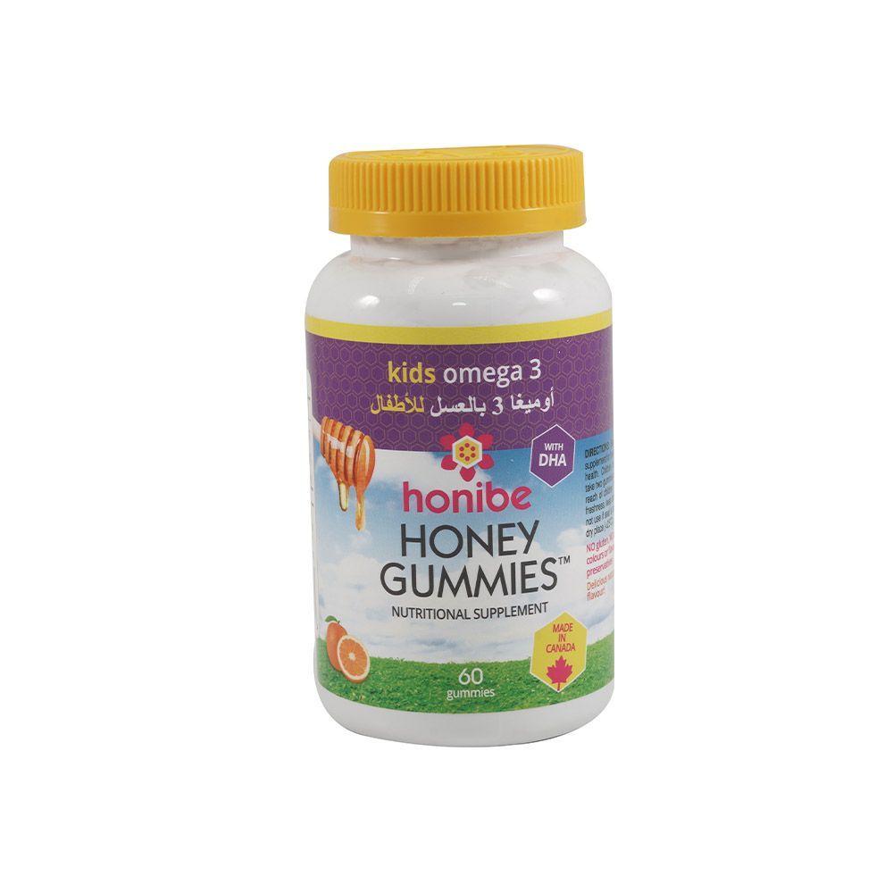 Honibe Honey Gummies Omega 3 For Kids Gummies 60&#039;s