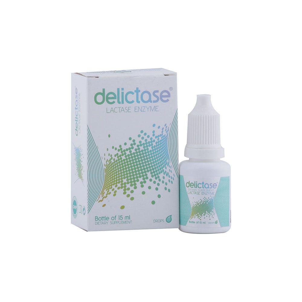 Delictase Lactase Enzyme Oral Drops 15 mL