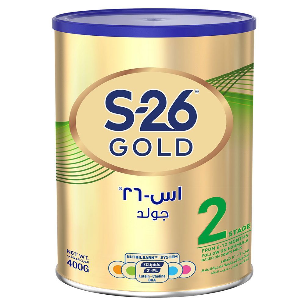 S-26 Gold المرحلة 2 6-12 شهرًا بعد تركيبة الحليب