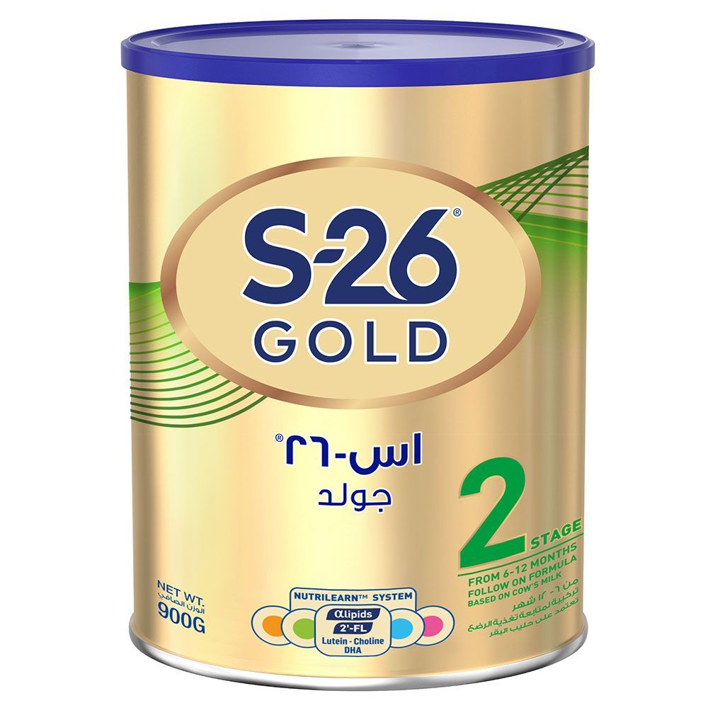 S-26 Gold المرحلة 2 6-12 شهرًا بعد تركيبة الحليب