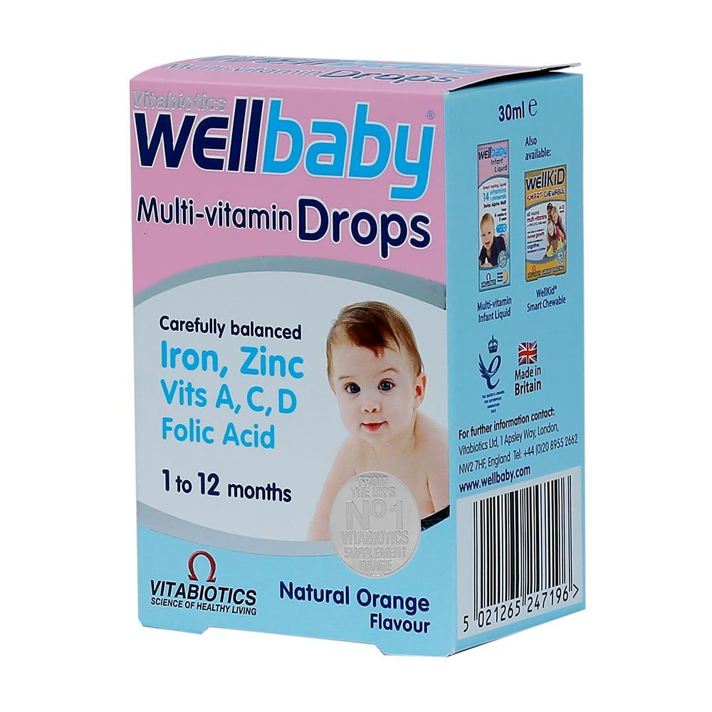 Vitabiotics Wellbaby Drops 30 مل