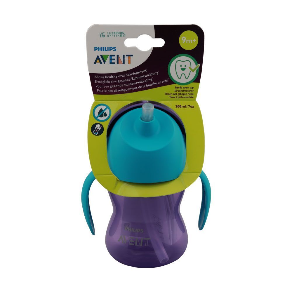 كوب بمصاصة بيندي من Philips Avent 9 أشهر + للأولاد والبنات SCF796 / 00