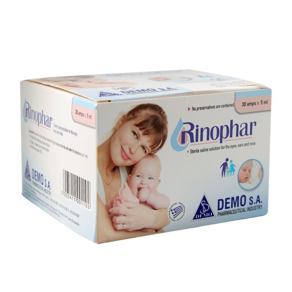 Rhinophar Sterile Saline Solution 5 mL 30&#039;s