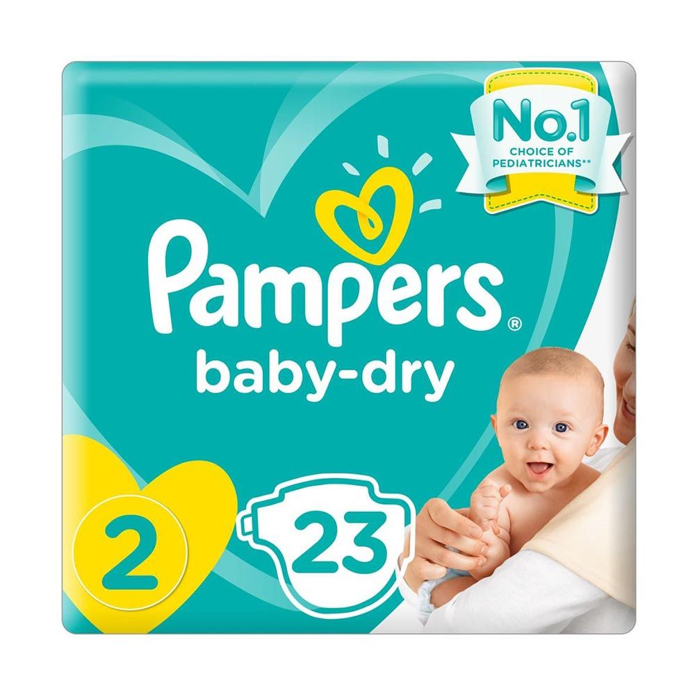 Pampers New Baby Dry 2 Small 3-6 kg 23&#039;s