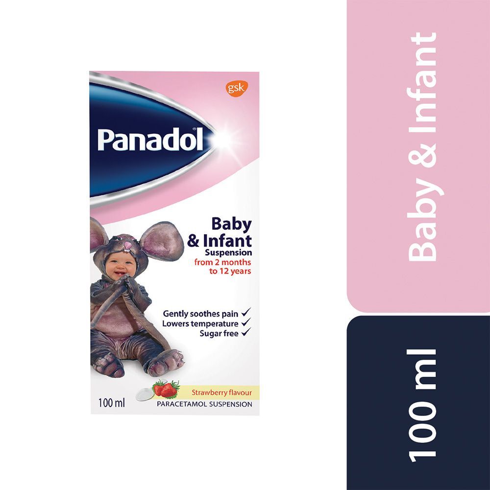 Panadol Baby And Infant Suspension 120mg/5mL 100 mL