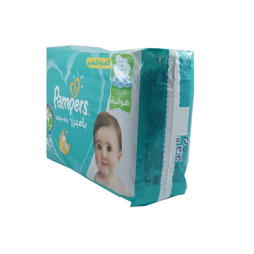 بامبرز Baby-Dry 4+ 10-15 kg 40's