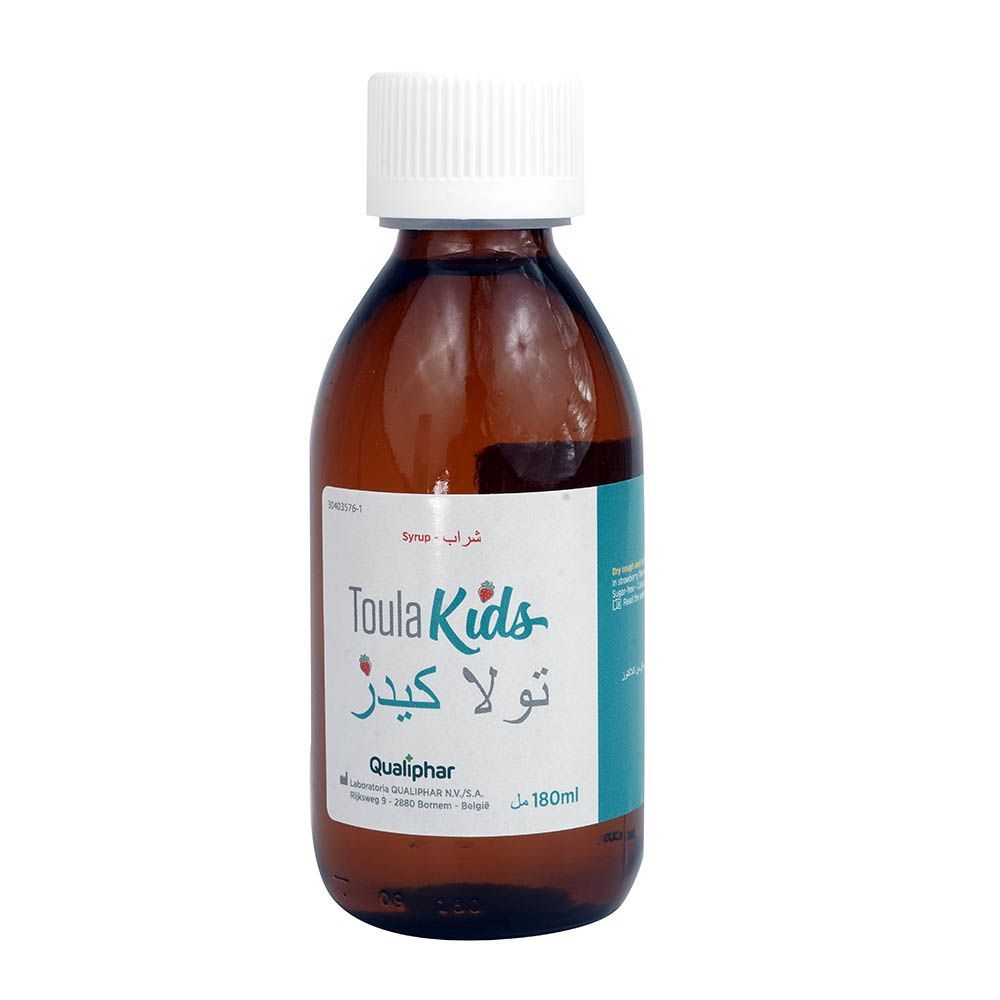 ToulaKids Dry Cough Sugar Free Syrup 180 mL