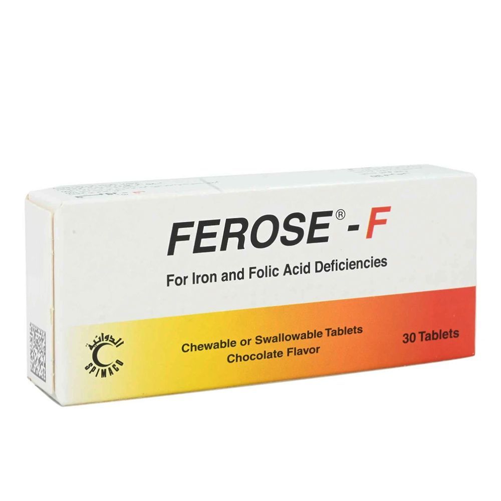 Ferose F Chewable Tablets 30&#039;s