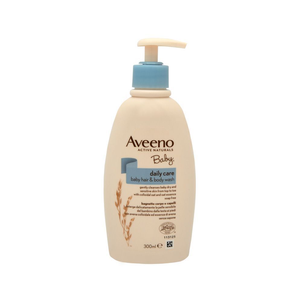 Aveeno Baby Daily Care غسول للشعر والجسم للبشرة الحساسة 300 مل