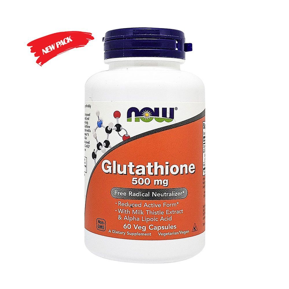Now Glutathione 500 mg Capsules 60&#039;s