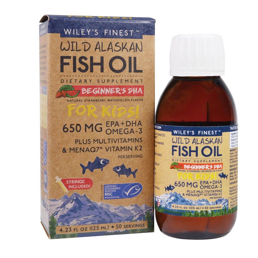 Wiley&#039;s Finest Beginner&#039;s DHA Liquid 4.23 fl oz, 125 mL