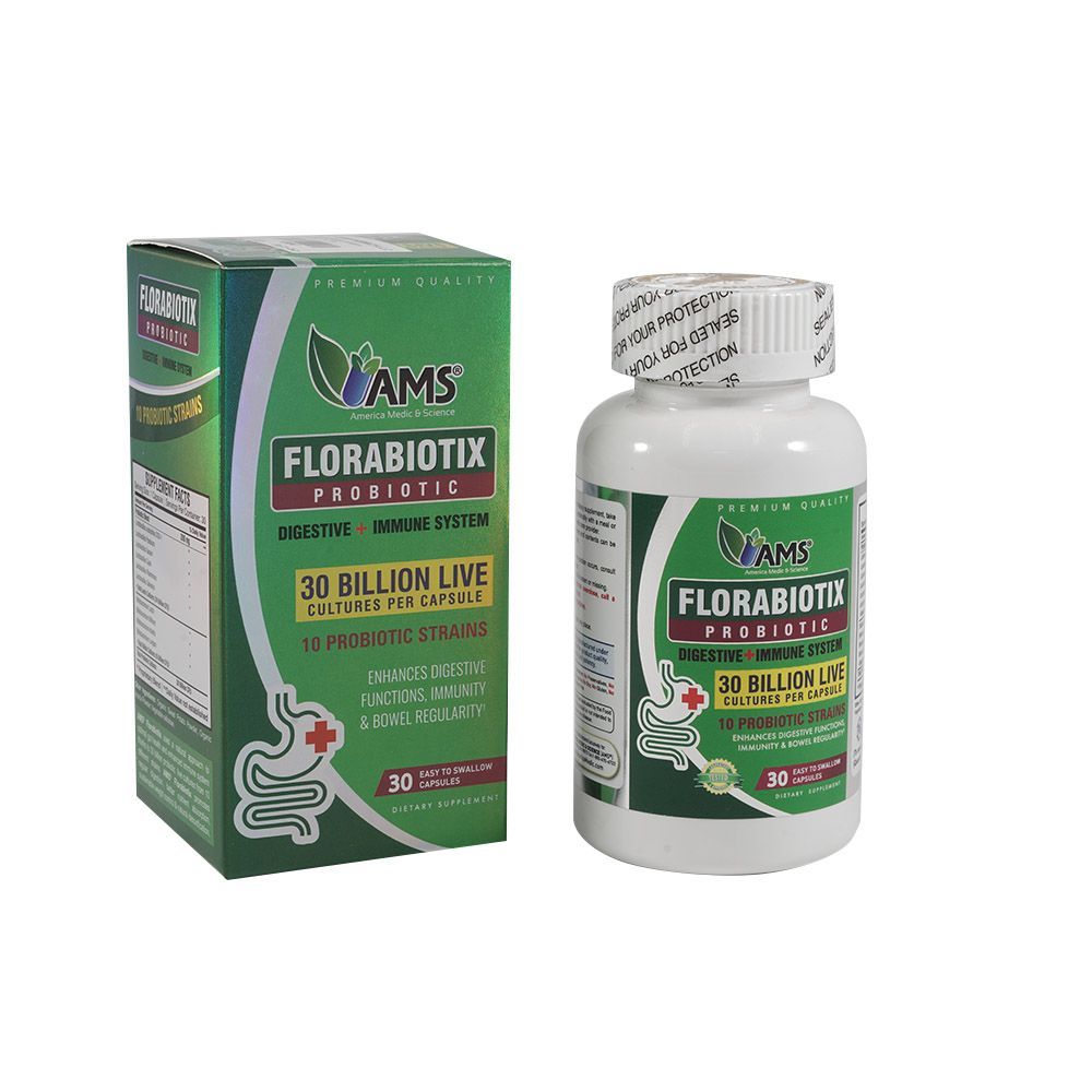 AMS Florabiotix 30 Billion Probiotic Capsules 30&#039;s