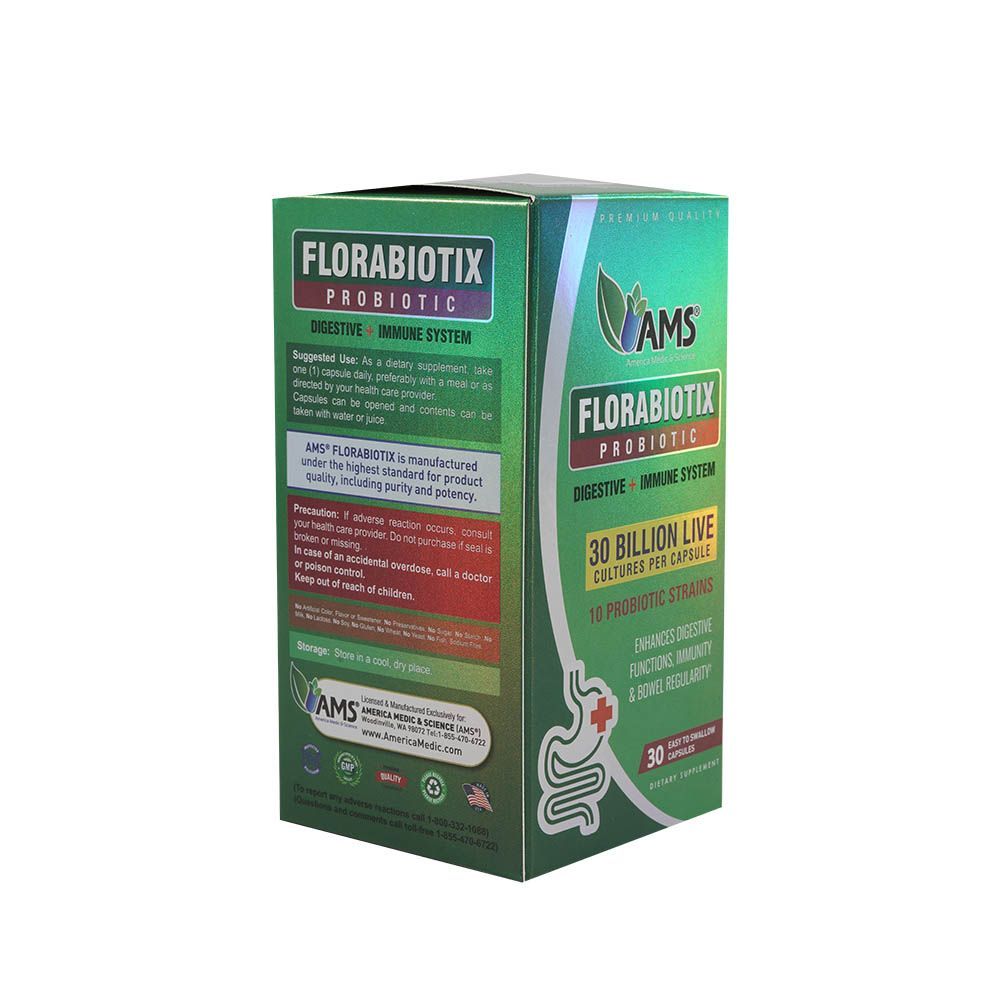 AMS Florabiotix 30 Billion Probiotic Capsules 30&#039;s