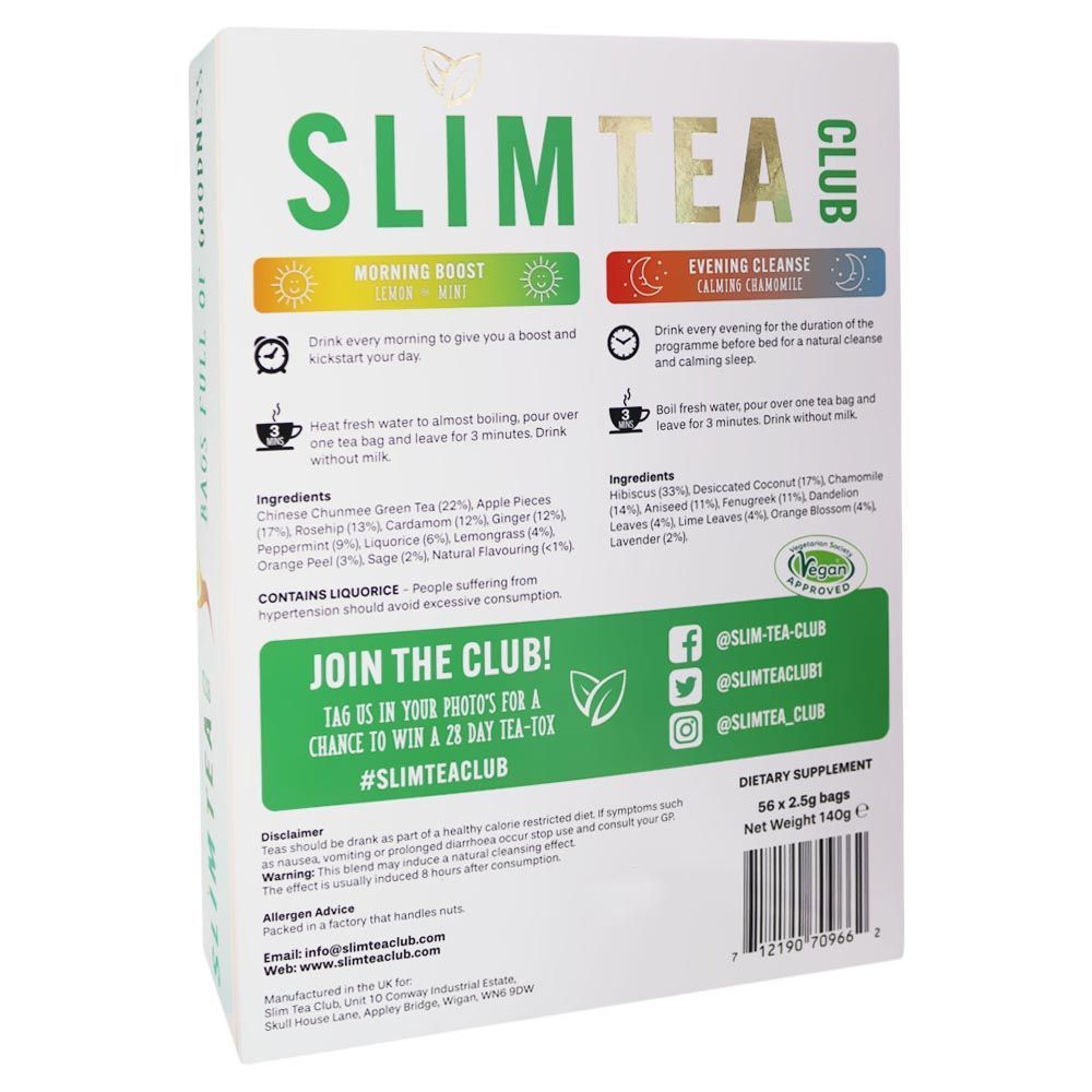 برنامج Slim Tea Club 28 Day Tea Tox 28's