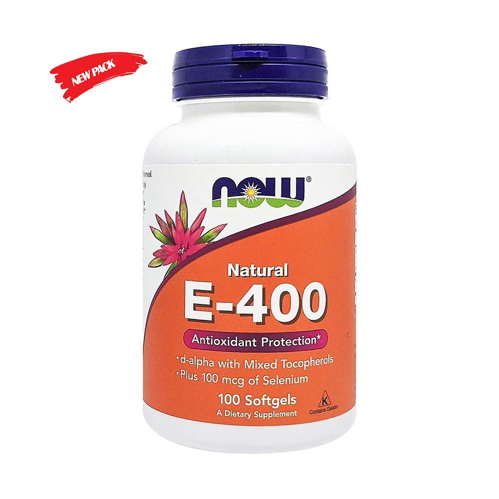 Now Natural E-400 Softgels 100's
