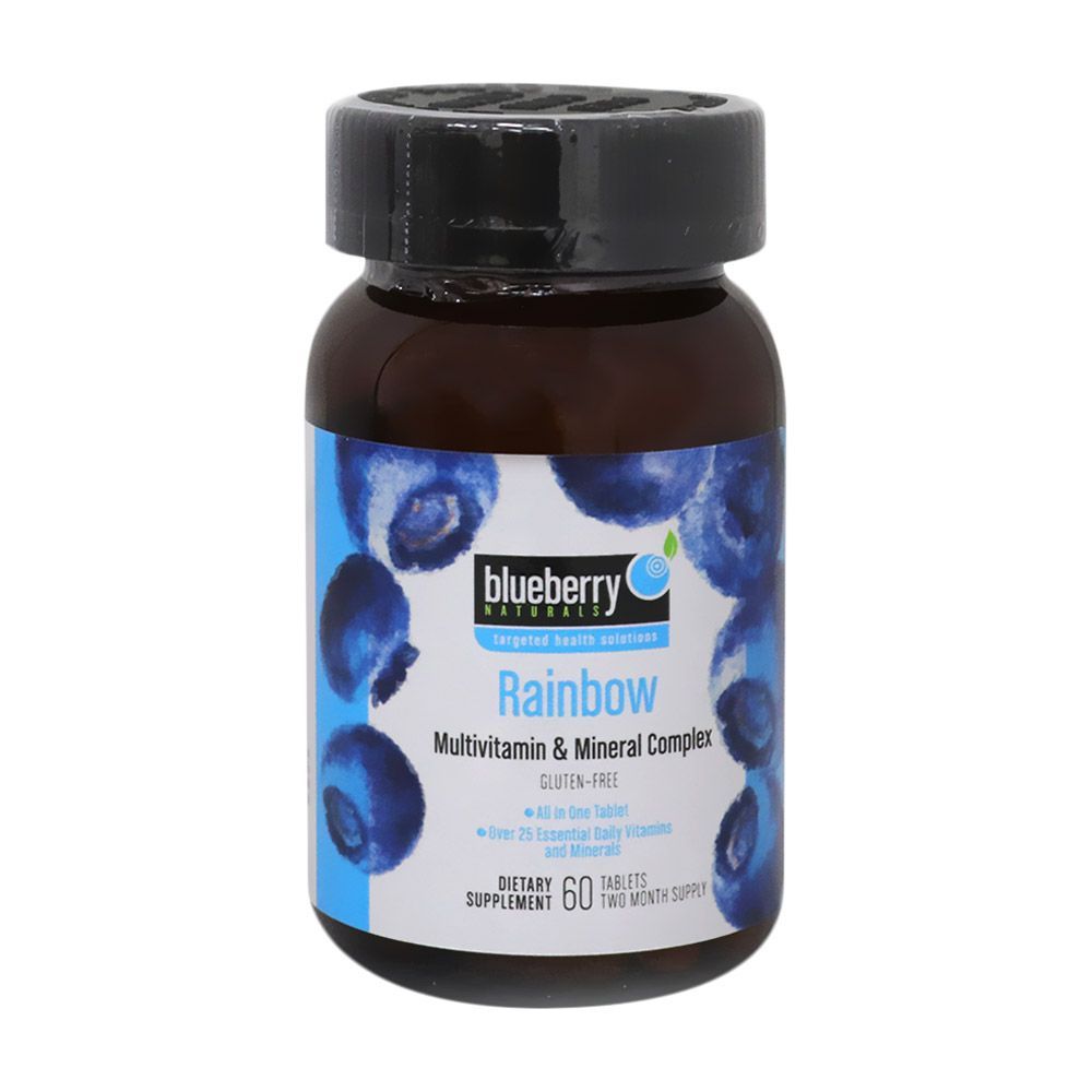 Blueberry Naturals Rainbow Multivitamin Tablets 60&#039;s B3976