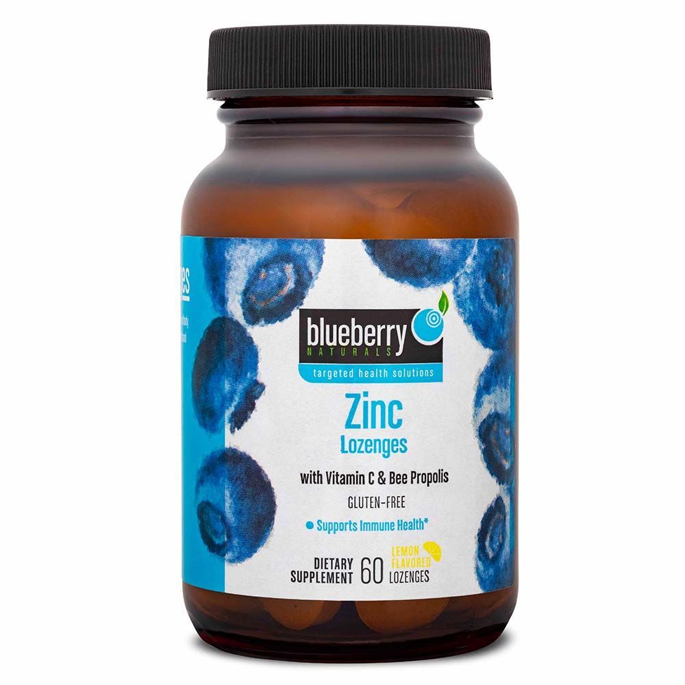 Blueberry Naturals Zinc Lozenges 60&#039;s B0289