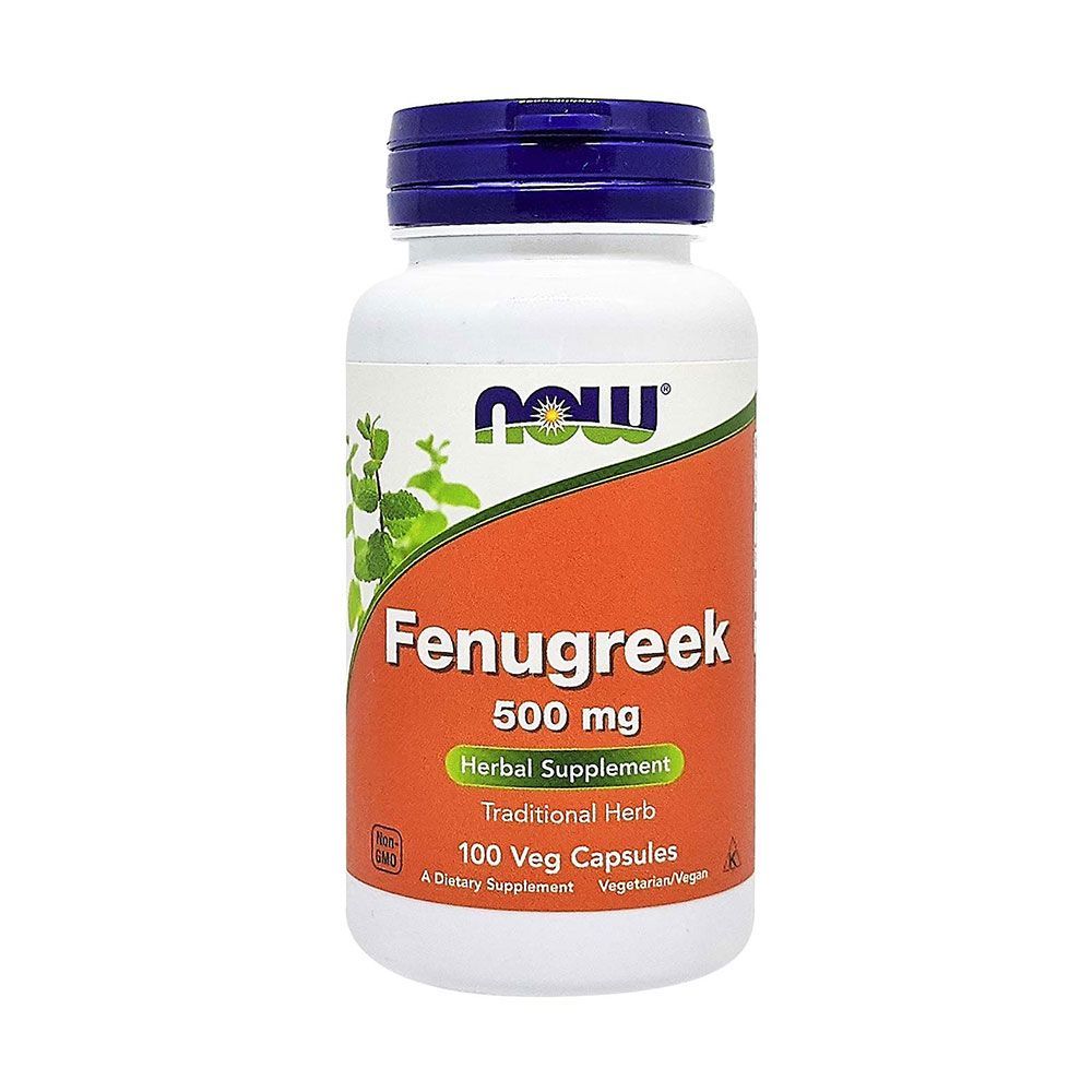 Now Fenugreek 500 mg Capsules 100&#039;s