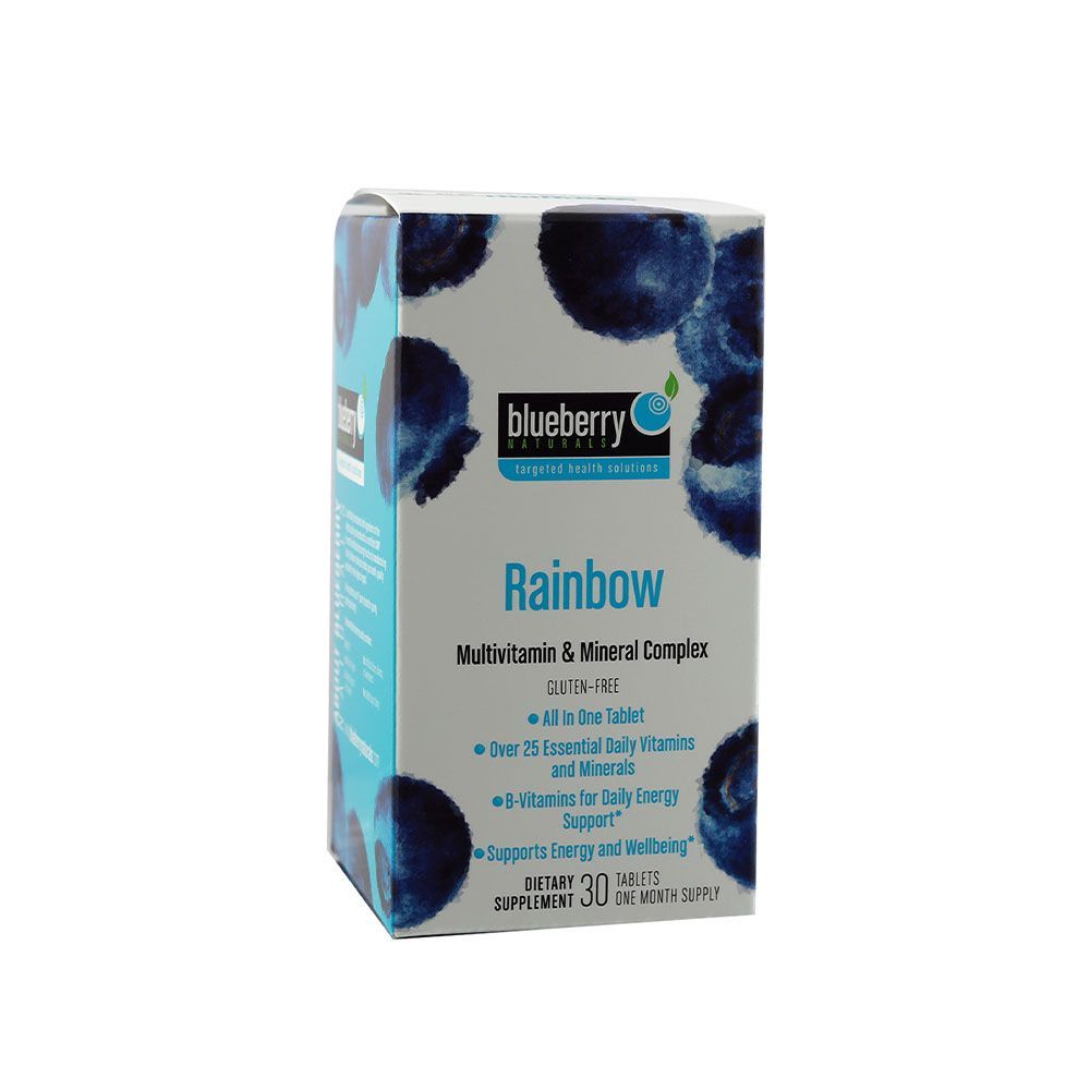 Blueberry Naturals Rainbow Multivitamin Tablets 30&#039;s B3983