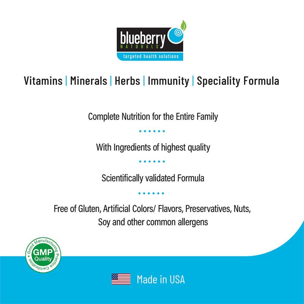 Blueberry Naturals Rainbow Multivitamin Tablets 30&#039;s B3983