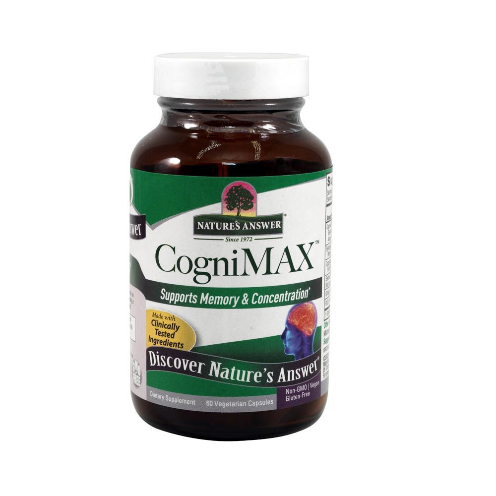 Nature's Answer Cognimax كبسولات نباتية 60 كبسولة