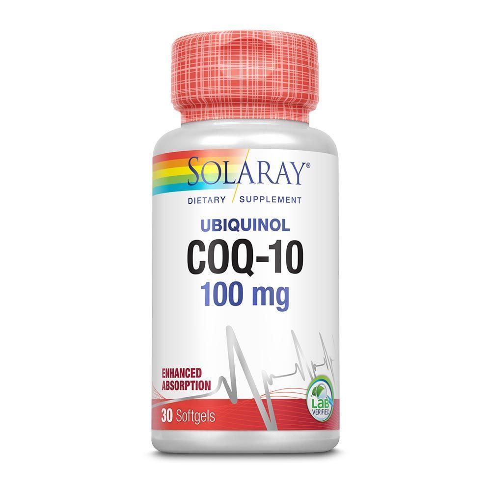 Solaray Ubiquinol CoQ-10 100 mg Softgel 30&#039;s