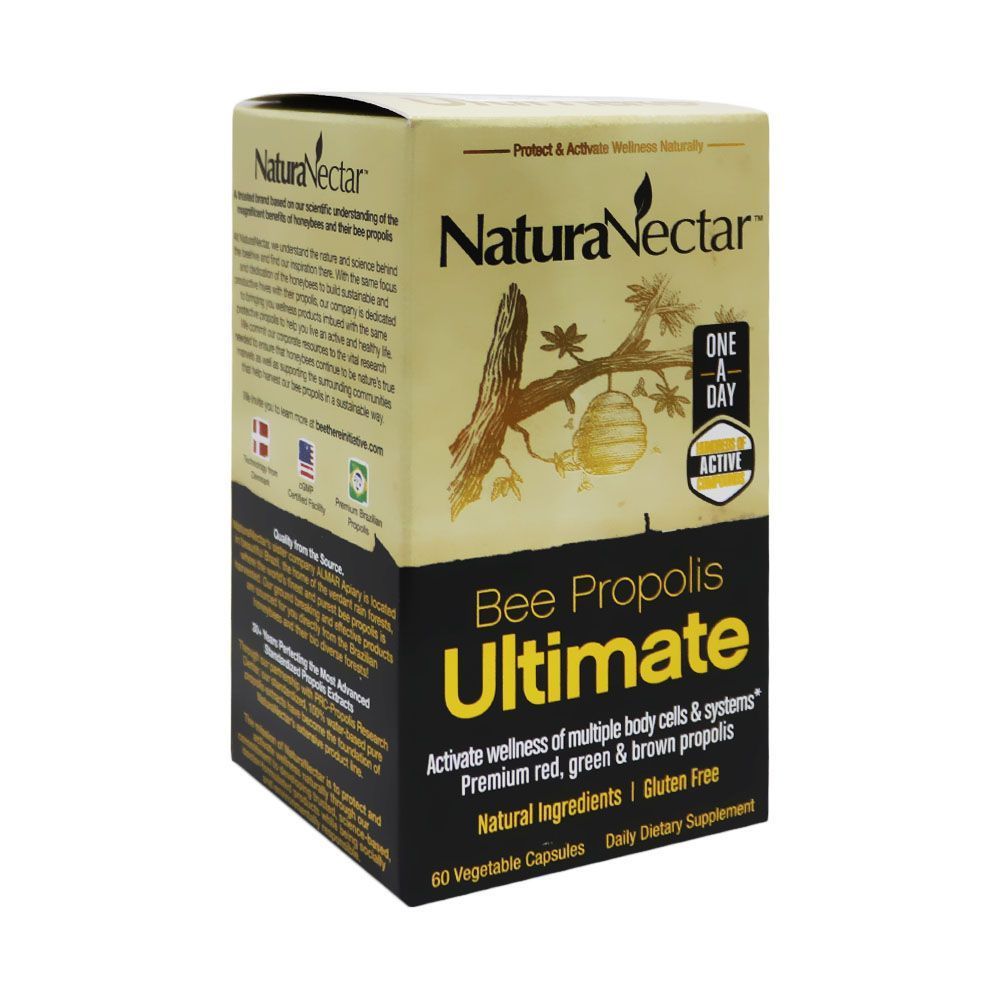 NaturaNectar Bee Propolis Ultimate Vegetable Capsules 60&#039;s