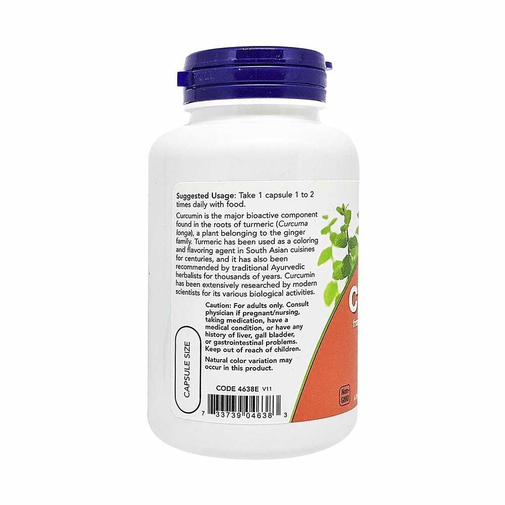 Now Curcumin 665 mg Veg Capsules 60&#039;s