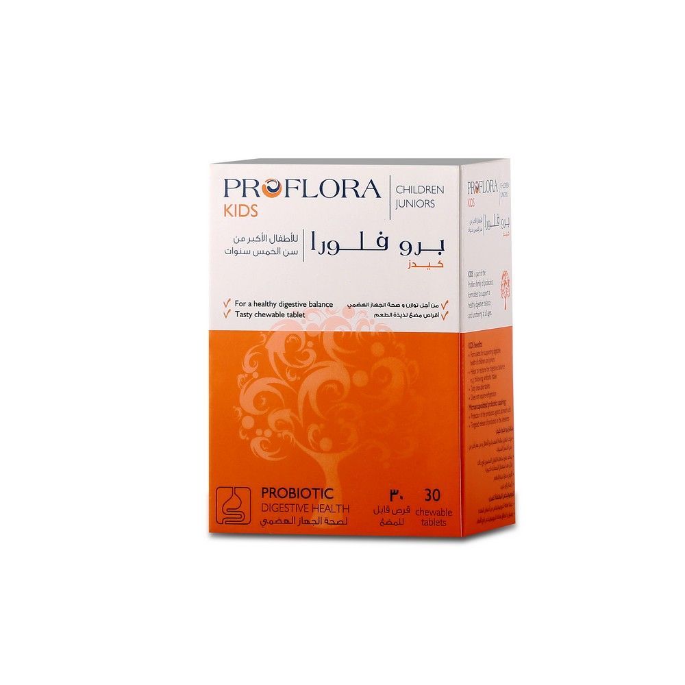 Proflora Kids Probiotic Chewable Tablets 30&#039;s