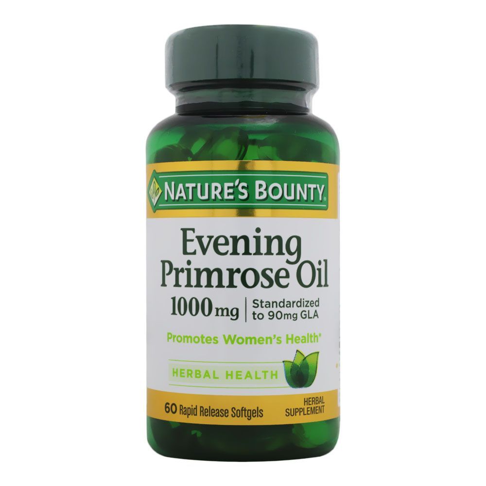 Nature&#039;s Bounty Evening Primrose Oil 1000 mg Softgels 60&#039;s